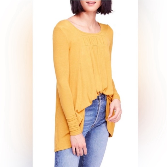 Free People We The Free Love Valley Long Sleeve Top - Picture 2 of 3